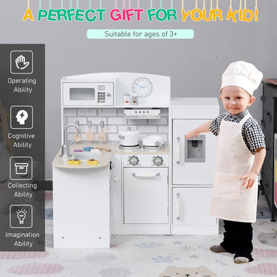 Children's Electronic Cooking Kitchen Toy - White