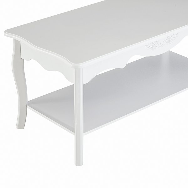 Coffee Table, 94Lx44Wx42H Cm-White