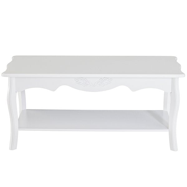 Coffee Table, 94Lx44Wx42H Cm-White