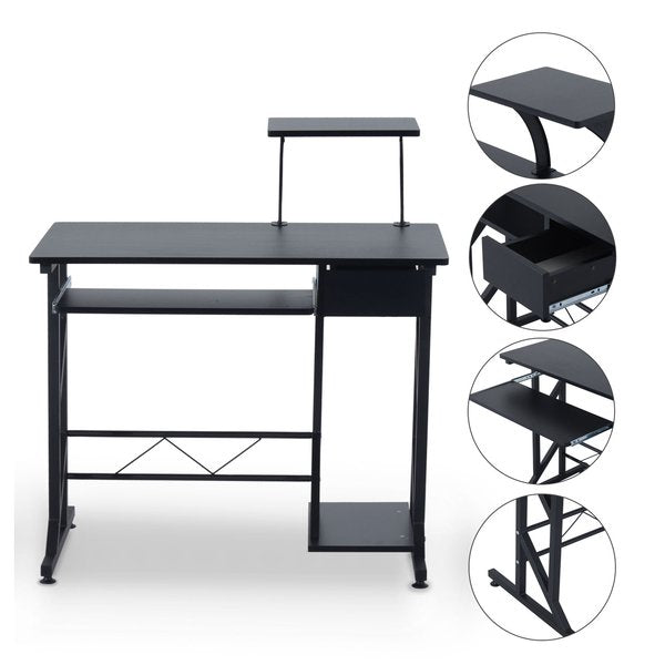 Compact Computer Desk-Black