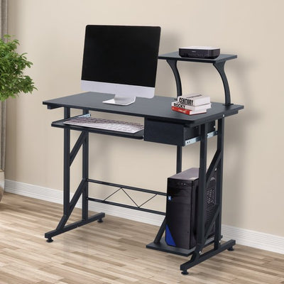 Compact Computer Desk-Black