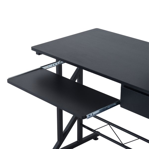 Compact Computer Desk-Black