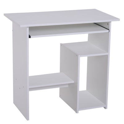 80Lx45Wx73.5H cm. Computer Desk, Particle Board-White