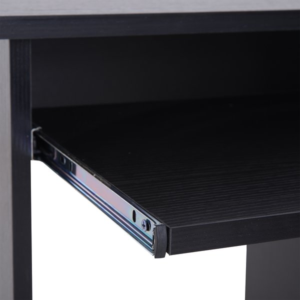 80Lx45Wx73.5H cm. Computer Desk, Particle Board-Black