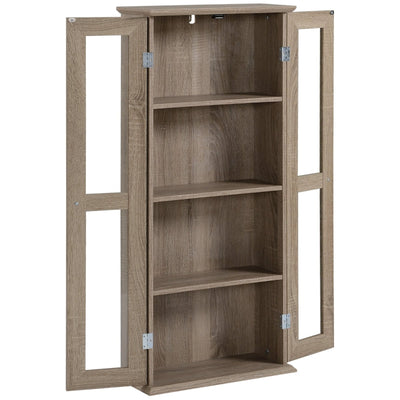 CD Cabinet - Holds Up To 100 CDs, Brown