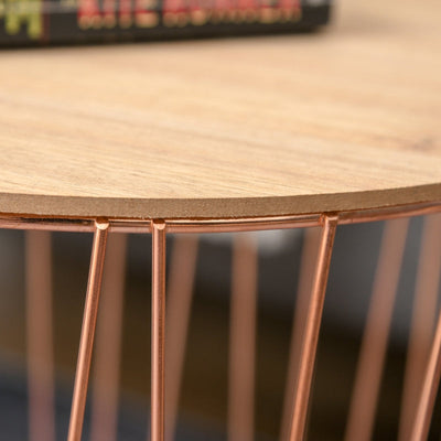 Coffee Tables Set 2 - Rose Gold Color Base