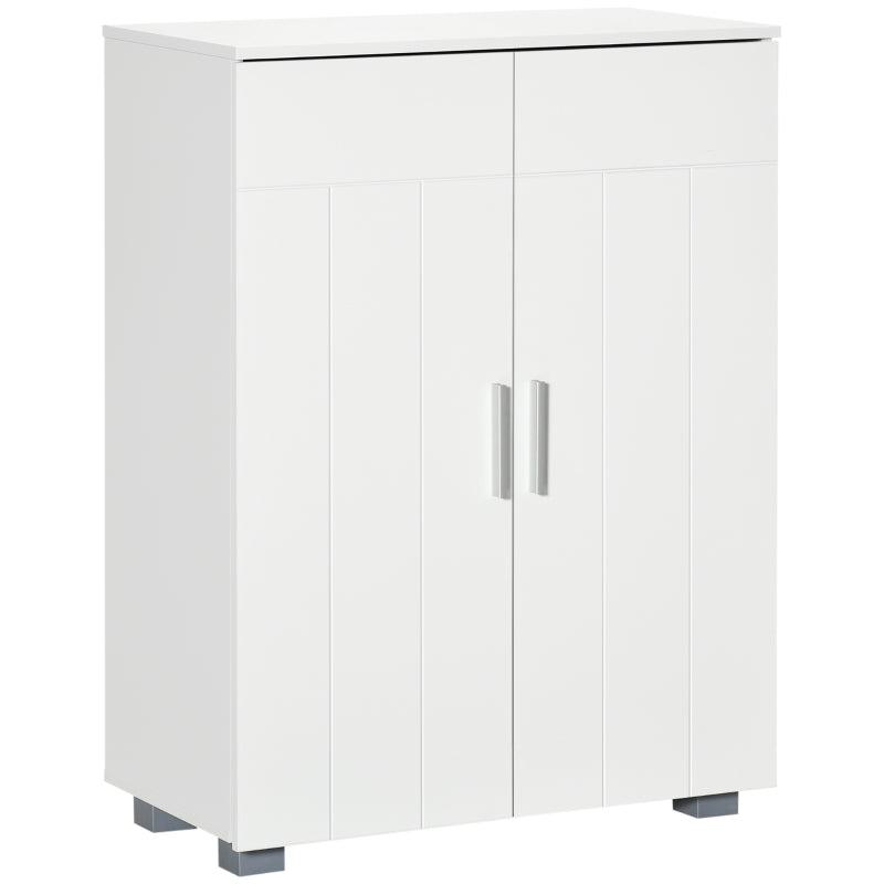 Modern Bathroom Floor Cabinet, White