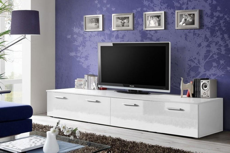 Gabison TV Cabinet in White Gloss