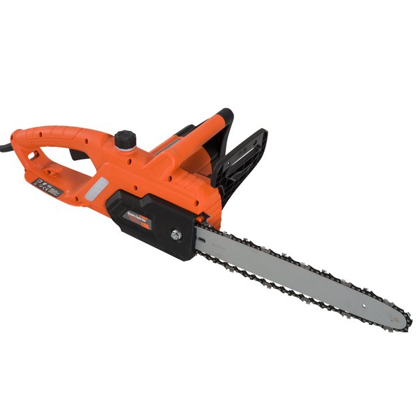 2000 40 Cm Blade Electric Chainsaw, Corded Aluminium - Orange