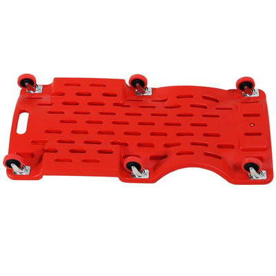 Mechanic Vehicle Creeper W/ Wheels Under Car Repair - Red