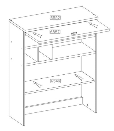 Panel de pared Davos D5 para mueble de TV