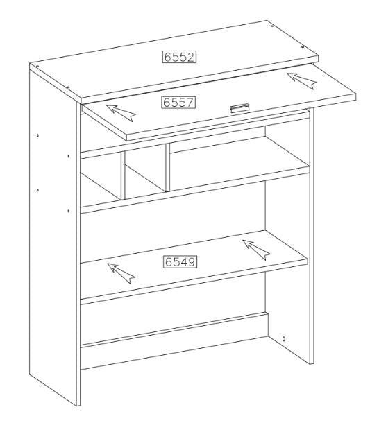 Panel de pared Davos D5 para mueble de TV