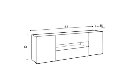 Fandu TV Cabinet 182cm