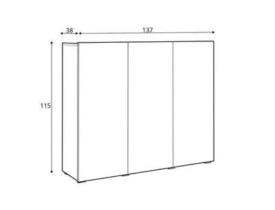 Fandu 46 Sideboard Cabinet