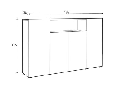 Fandu Sideboard Cabinet