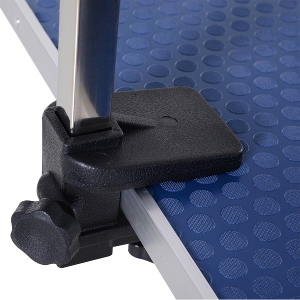 Dogs Adjustable Height Rubber Top Grooming - Blue