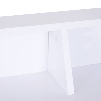 Scandinavian-Style Writing Desk, With Storage - White