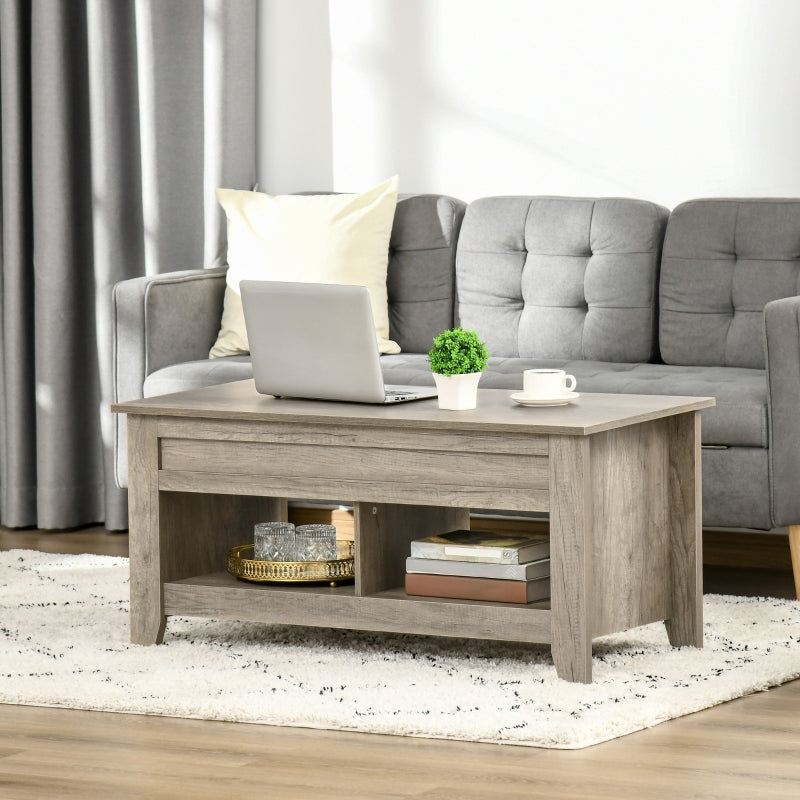 Lift Top Coffee Table , Oak Effect