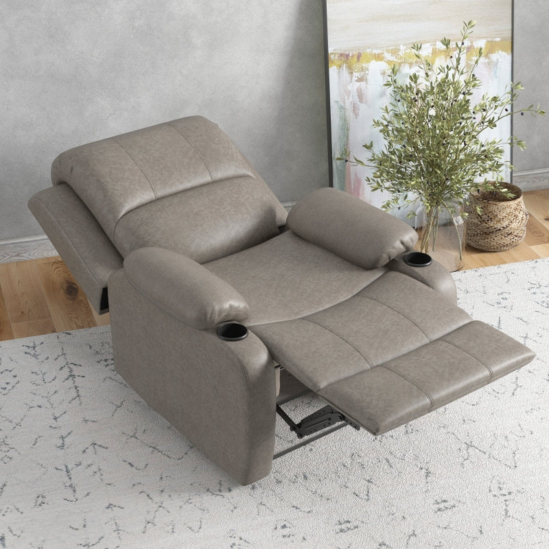 Microfibre Recliner Armchair