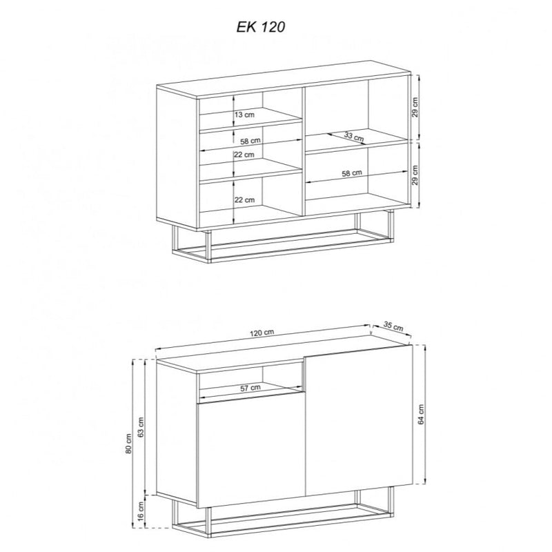 Enjoy Sideboard Cabinet 120cm