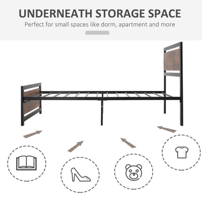 Single Size Metal Bed Frame