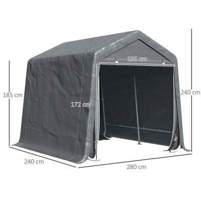 Garden Storage Tent- Dark Grey