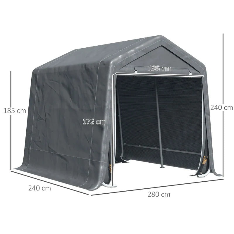 Garden Storage Tent- Dark Grey