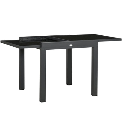 Extending Garden Table- Black