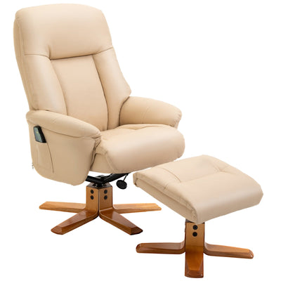 Electric Massage Recliner Chair , Beige