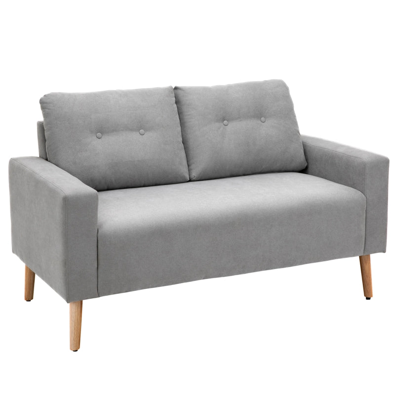 Two-Seater Sofa - Light Grey