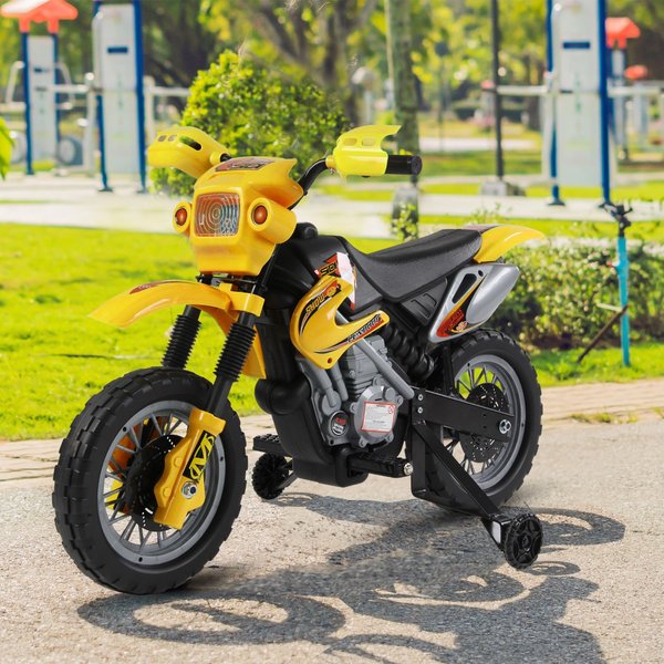 Electric Motorcycle For Kids Ride On Toys - Yellow