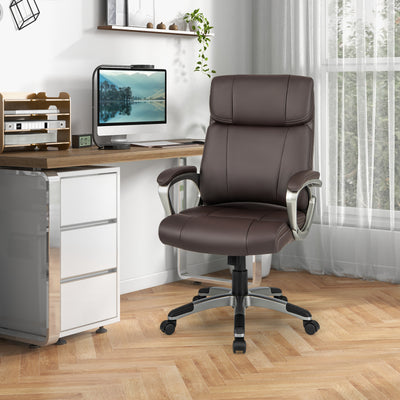 Ergonomic Office Chair with Flip-up Armrests and Rocking Function