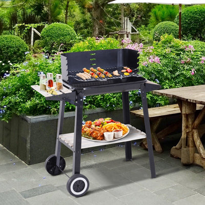 Trolley Charcoal BBQ Barbecue Grill