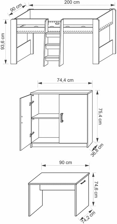 Cabin Bed Funky