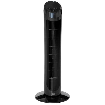 30 Oscillating Tower Fan 3 Speed Mode  - Black