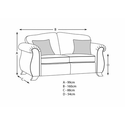 Fairhurst Soft Textured 2 & 3 Seater Sofa Set