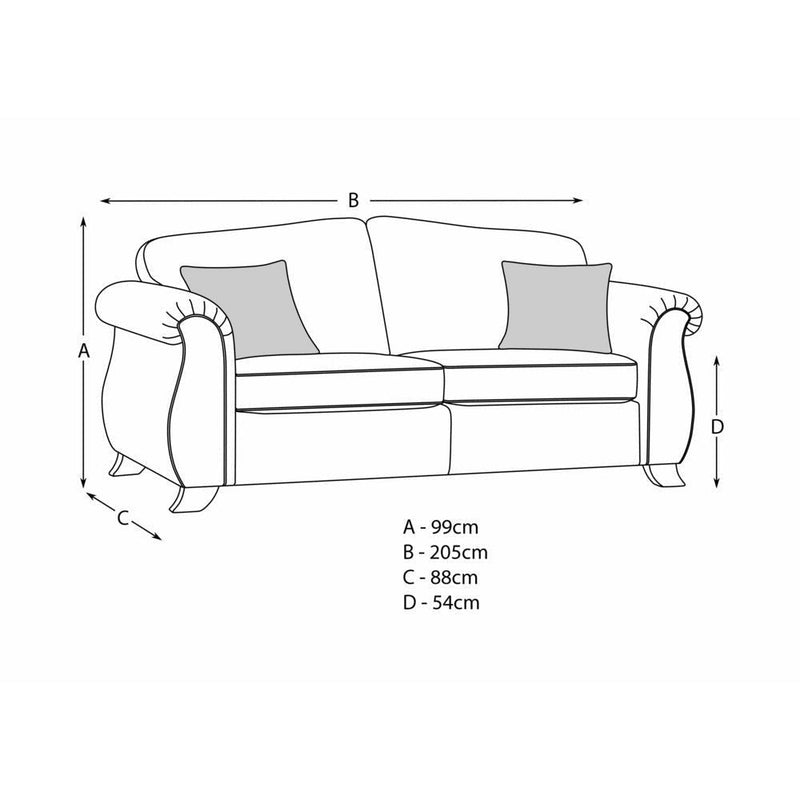 Fairhurst Soft Textured 2 & 3 Seater Sofa Set