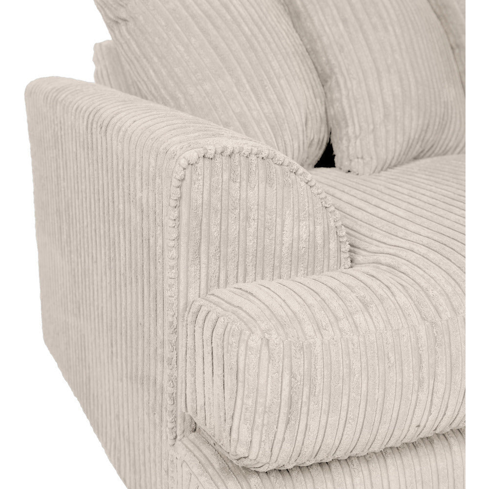Cream store corduroy sofa