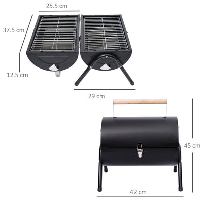 Outsunny Portable Charcoal BBQ Grill