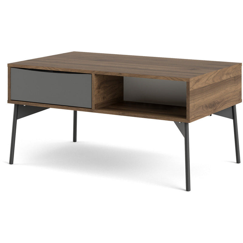 Freya Walnut 1 Drawer Coffee Table