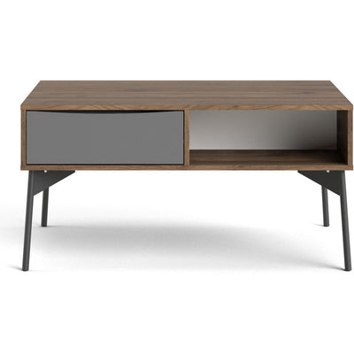 Freya Walnut 1 Drawer Coffee Table