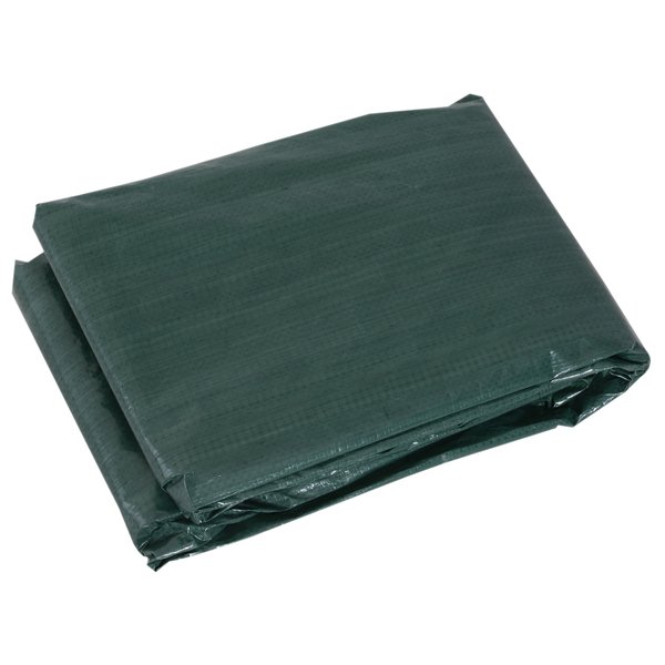 235Lx190Wx90H Cm. Furniture PE Cover - Dark Green