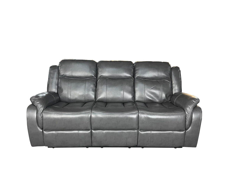 VENICE  Air leather 3+2 Sofa set - Grey