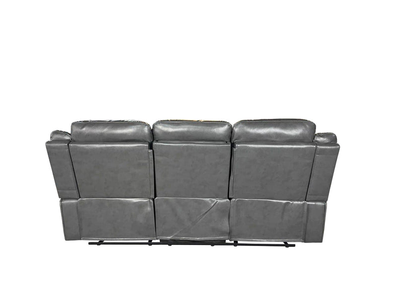 VENICE  Air leather 3+2 Sofa set - Grey