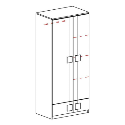 Gumi G1 Wardrobe 80cm