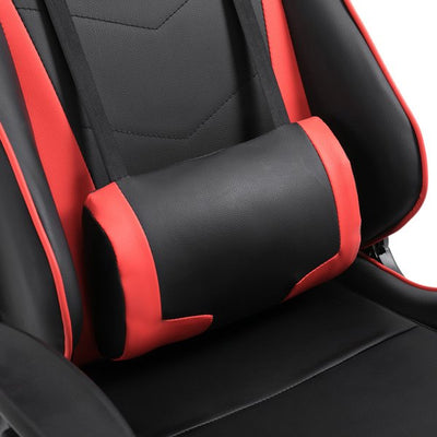 Gaming Executive Office Chair, PU Leather- Black/Red