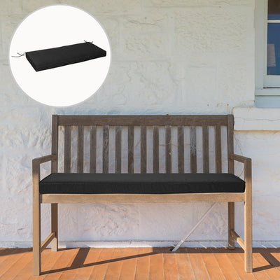 2 Seater Pad For Patio Indoor And Outdoor Use - Black