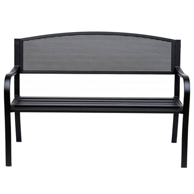 120 Cm. 2 Persons Garden Bench - Black