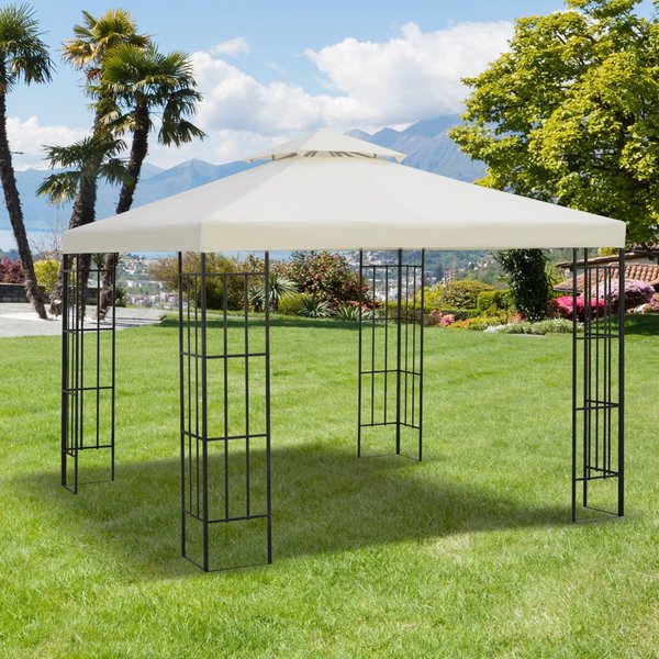 3 x 3m Gazebo Replacement Canopy - Cream White