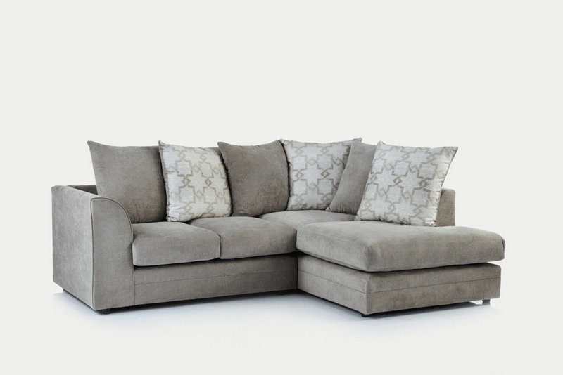 Gemma Lounger Fabric Corner Sofa